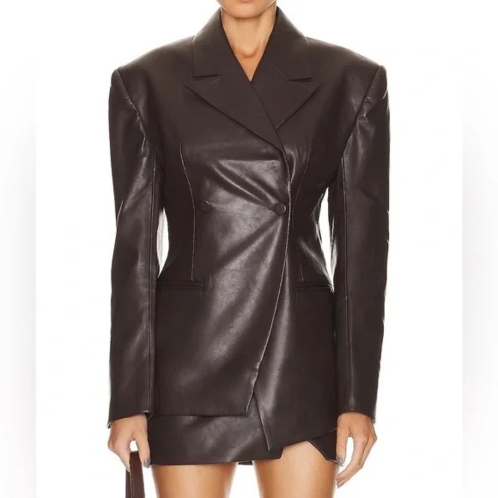 AYA MUSE Mille Blazer GENUINE LEATHER